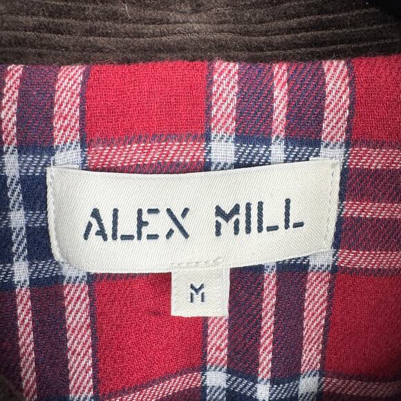 Alex Mill Barn Coat George Waxed Canvas Coat Jacket Army Green Size Medium - Picture 6 of 7